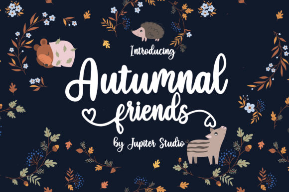 Autumnal Friends: A Charming and Elegant Font for Branding