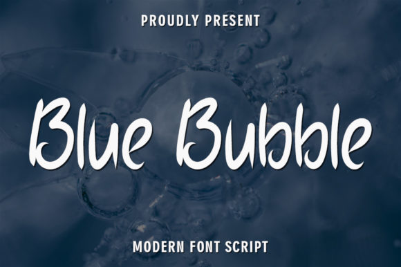 Blue Bubble: A Handwritten Font for Creative Branding