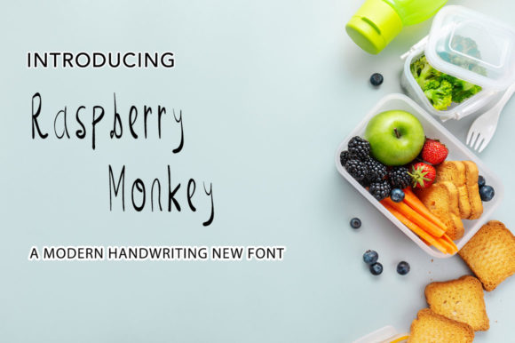 Bring Charm to Your Creations with Raspberry Monkey Font