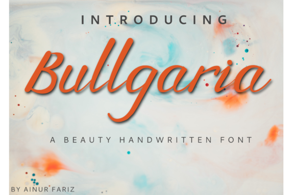 Bullgaria: A Delicate and Elegant Handwritten Font for Your Brand