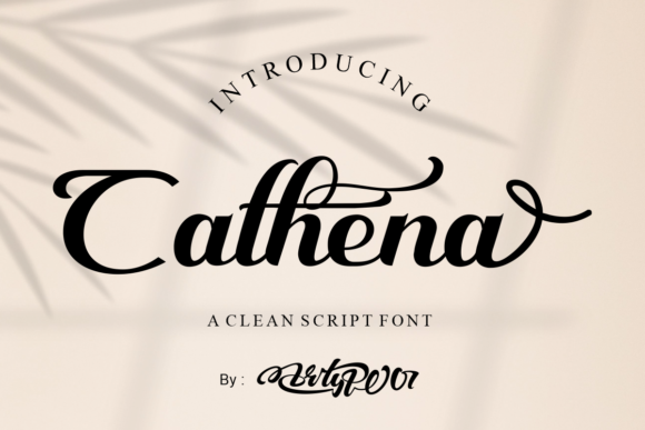 Cathena: A Luxurious Script Font for Eye-Catching Campaigns