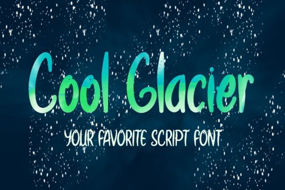 Cool Glacier: A Handwritten Font for Engaging Visuals