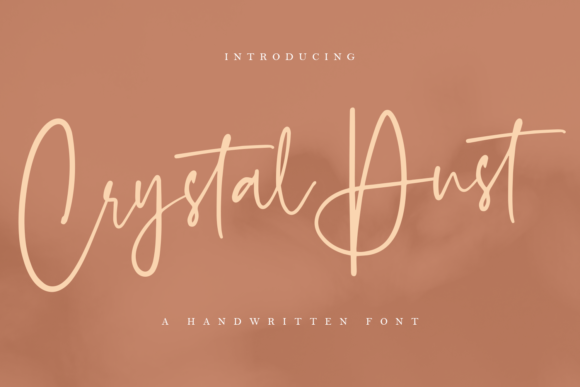 Crystal Dust: Elevate Your Brand with This Elegant Handwritten Font