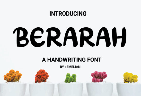 Discover Berarah: A Handwritten Font for Editorial Charm