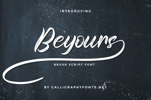 Discover Beyours: A Delicate and Elegant Handwritten Font