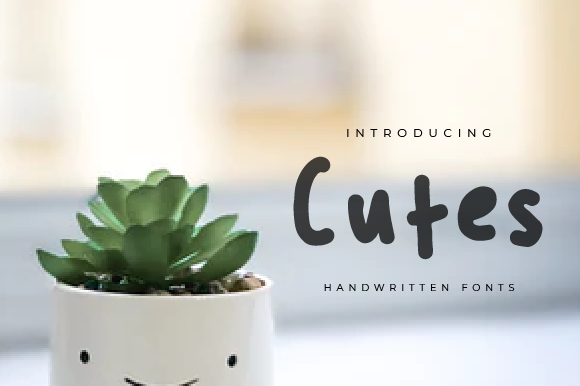 Discover Cutes: A Quirky Handwritten Font for Creative Branding