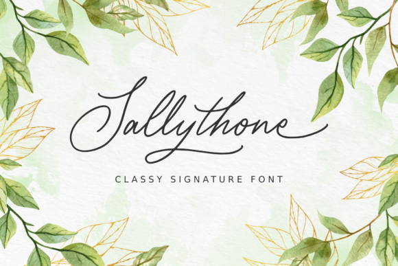 Discover Sallythone: A Signature Font for Makers