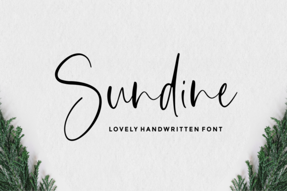 Discover Sundine: A Handwritten Font for Captivating Branding