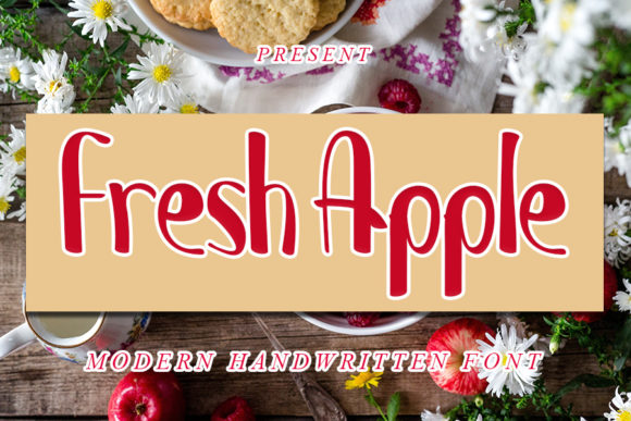 Discover the Charm of Fresh Apple: A Perfect Handwritten Font for Web Design