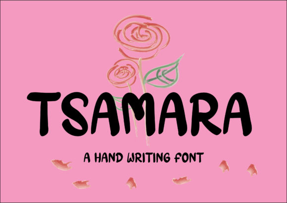 Discover Tsamara: A Handwritten Font for Editorial Elegance