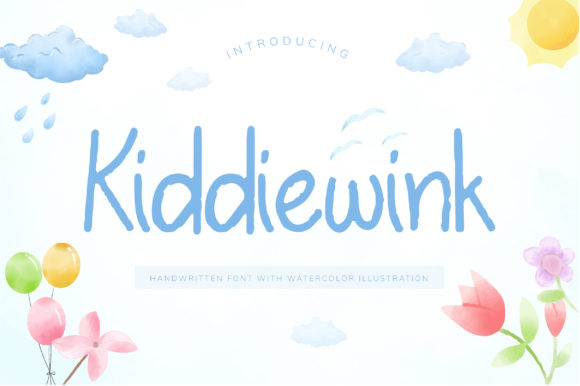 Discovering Kiddiewink: A Charming Handwritten Font for Editorial Design