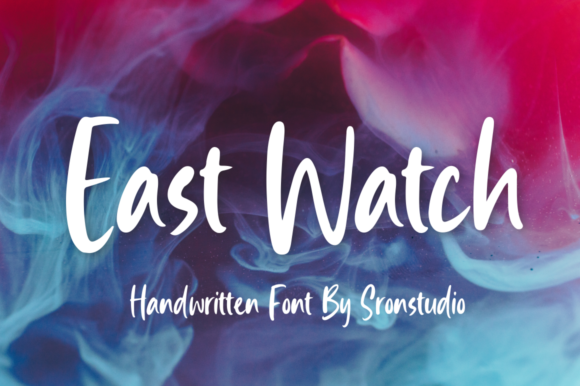 East Watch: A Versatile Handwritten Font for Creative Campaigns