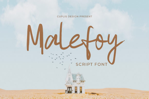 Enhance Your Brand with Malefoy: A Versatile Script Font