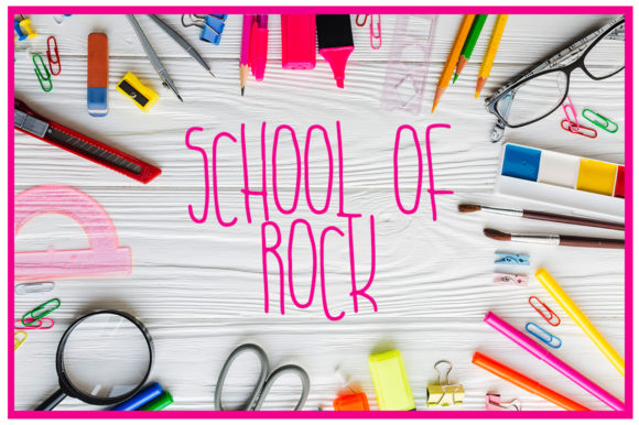 Enhance Your Brand with School of Rock Font