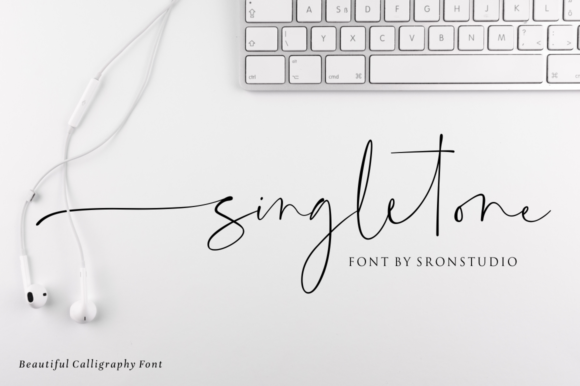 Enhance Your Campaigns with Singletone, the Elegant Calligraphy Font