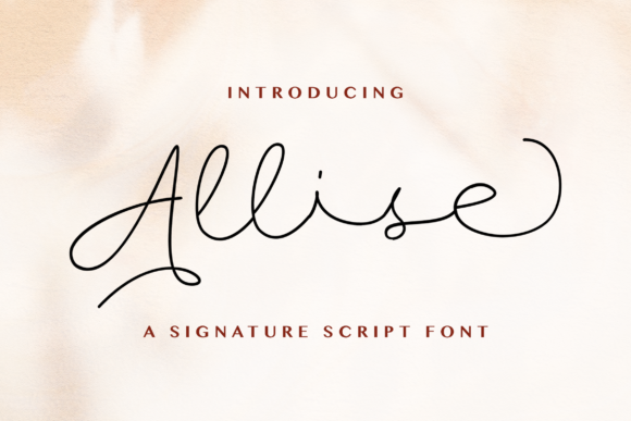 Enhance Your Editorial Design with Allise Font