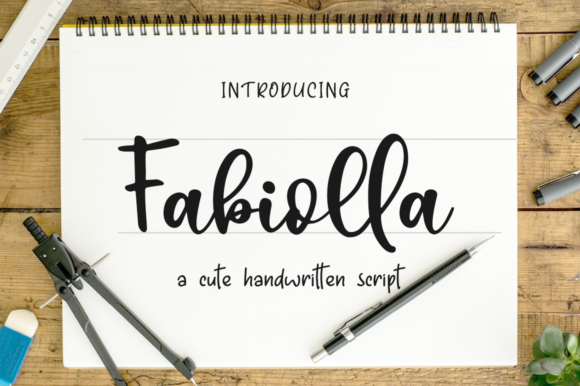 Fabiolla: A Handwritten Font for Elegant Web Design
