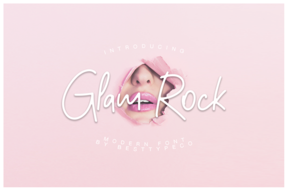 Glam Rock: A Versatile Font for Eye-Catching Design