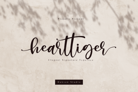 Hearttiger: The Perfect Handwritten Font for Your Brand