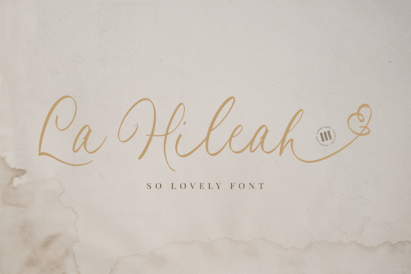 La Hileah: A Graceful Handwritten Font for Editorial Elegance