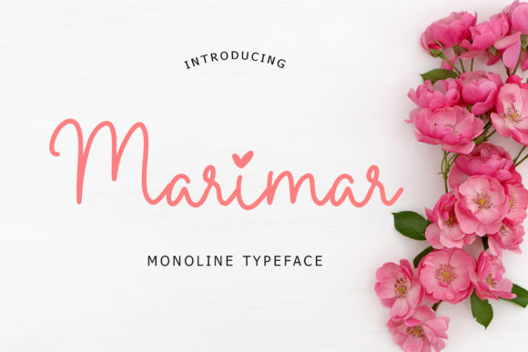 Marimar: A Playful Calligraphy Font for Editorial Design