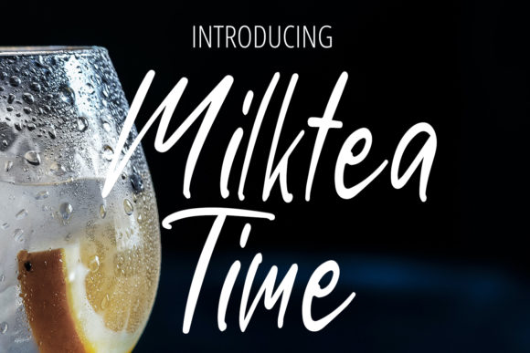 Milktea Time: A Fresh Handwritten Font for Editorial Design