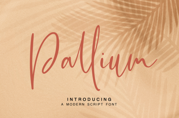 Pallium: A Handwritten Font for Crafters and Creators