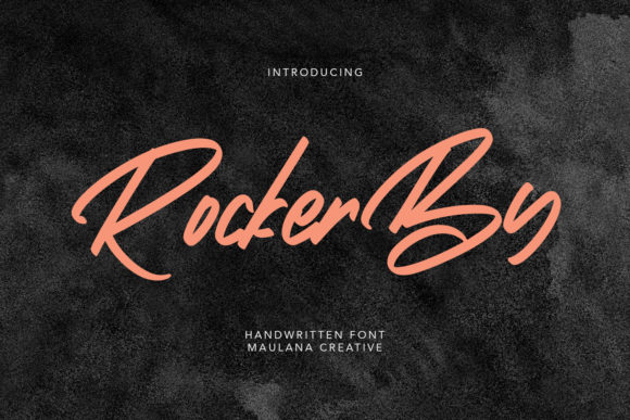 Rockerby: A Handwritten Font for Editorial Elegance