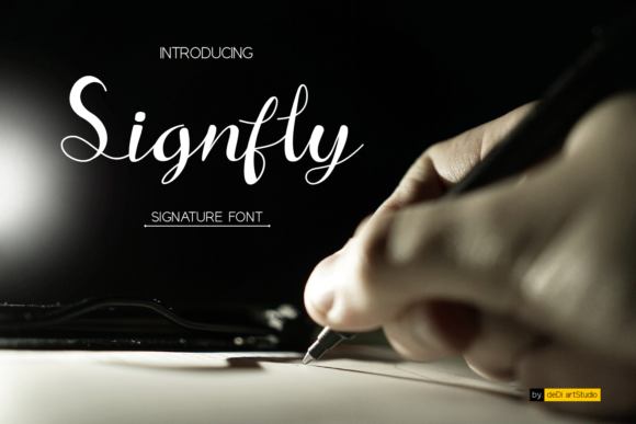SignFly: A Timeless Handwritten Font for Elegant Branding
