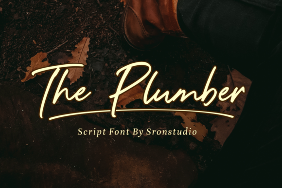The Plumber: A Script Font with Character