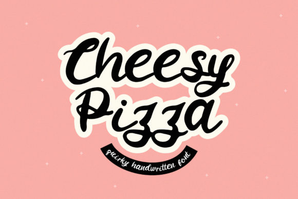 Transform Your Brand with Cheesy Pizza Font