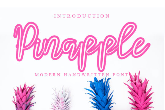Transform Your Brand with Pinapple: A Playful Script Font