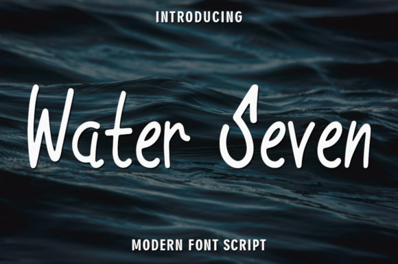 Water Seven: A Charming Script Font for Creative Makers