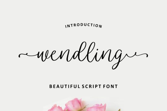 Wendling: A Stylish Script Font for Your Brand