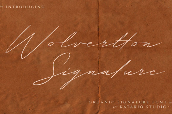 Wolvertton Signature: An Elegant Handwritten Font for Editorial Design